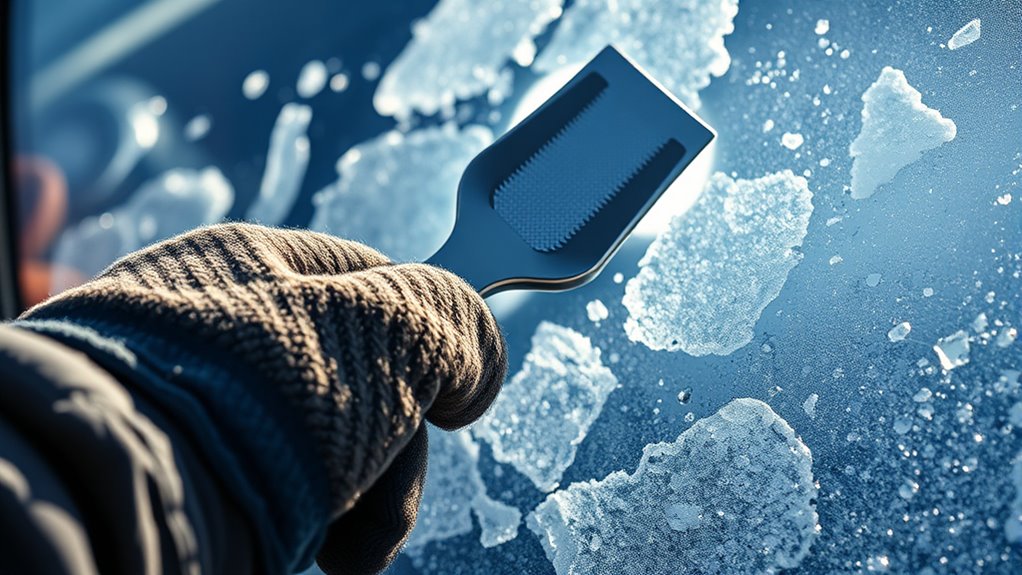 winter windshield de icers