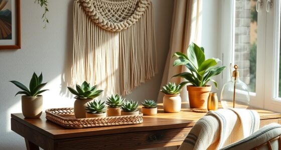 boho desk decor ideas