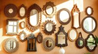 boho mirrors for interior decor