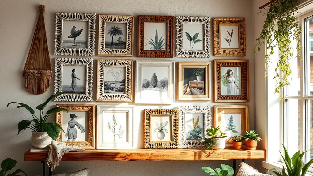 charming boho frame selection