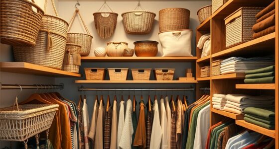 chic bohemian storage solutions