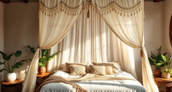 chic boho bed canopies