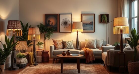 chic boho floor lamps