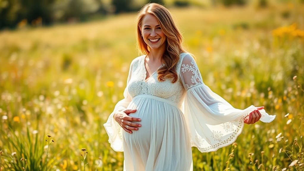 chic boho maternity dresses