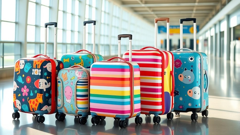 child friendly durable organized luggage