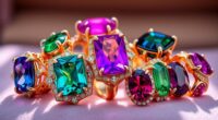 elegant gemstone cocktail rings