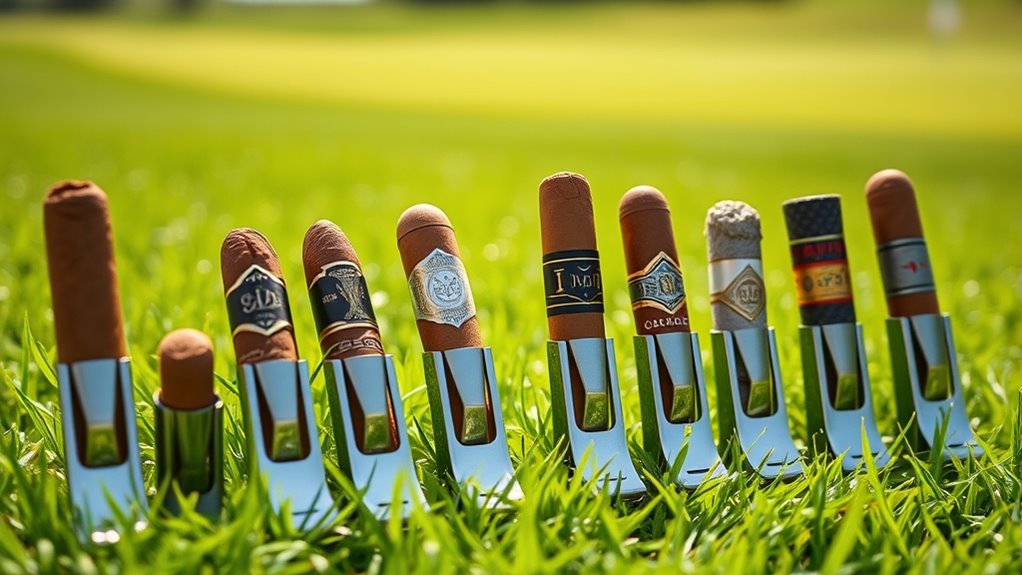 golf cigar holder clips