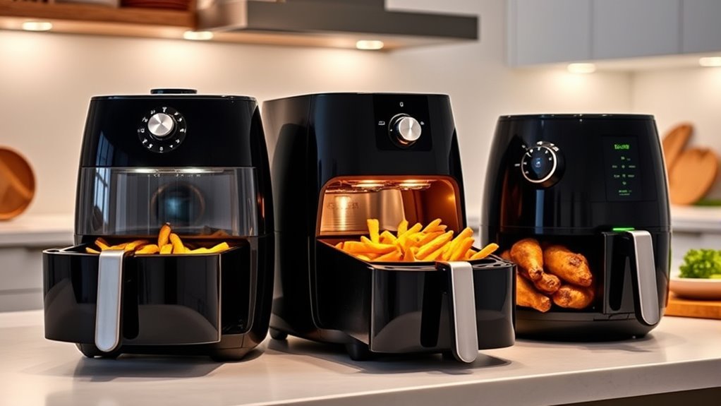 key air fryer features