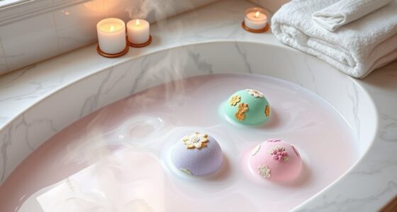 luxury spa bath bombs