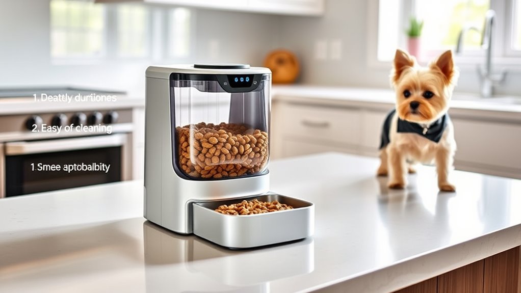 pet feeder selection considerations