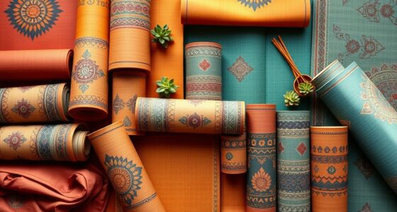 stylish comfortable boho yoga mats