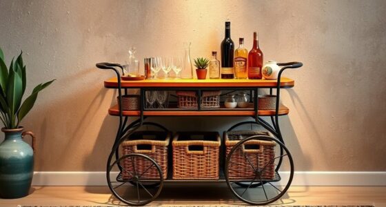 top boho bar carts