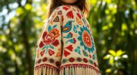 top boho embroidered jackets