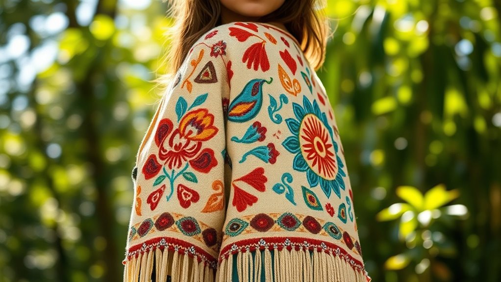 top boho embroidered jackets