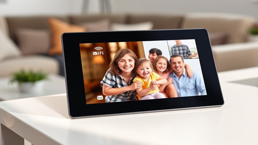 top digital frames with email