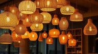 top rattan pendant lighting