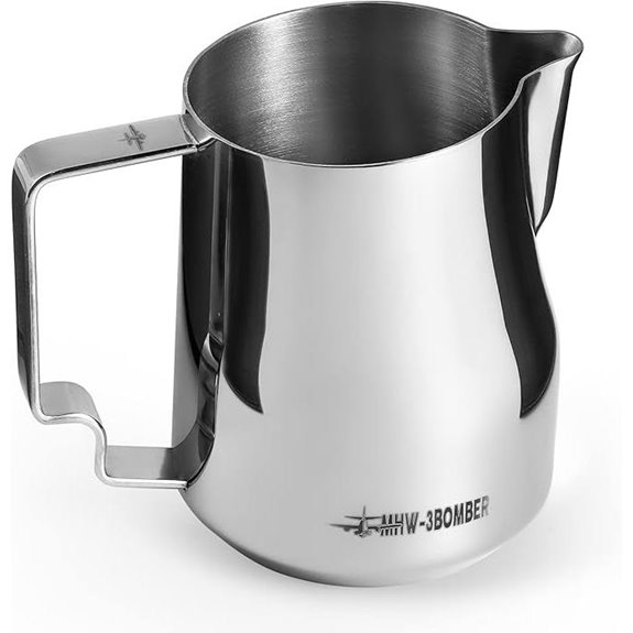 MHW-3BOMBER 12oz Stainless Steel Milk Frothing Pitcher