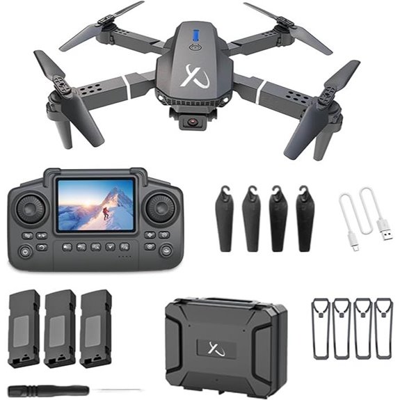 Falcon X 4K Camera Drone with Accessories