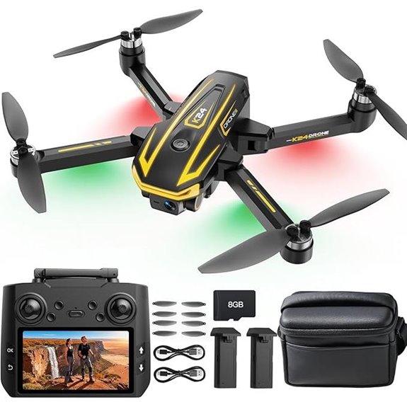 FPV Drone with 4K Camera Live Video 2 Batteries