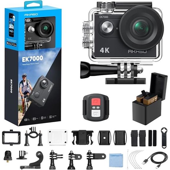 AKASO EK7000 4K Action Camera with Waterproof Kit