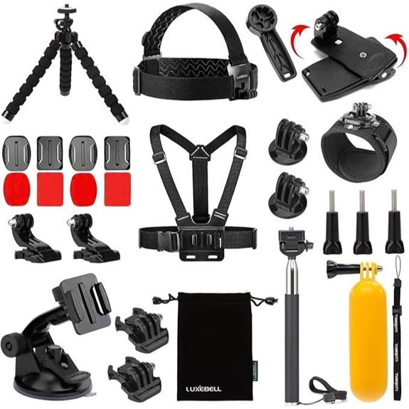 Luxebell 14-in-1 Accessories Kit for Action Cameras