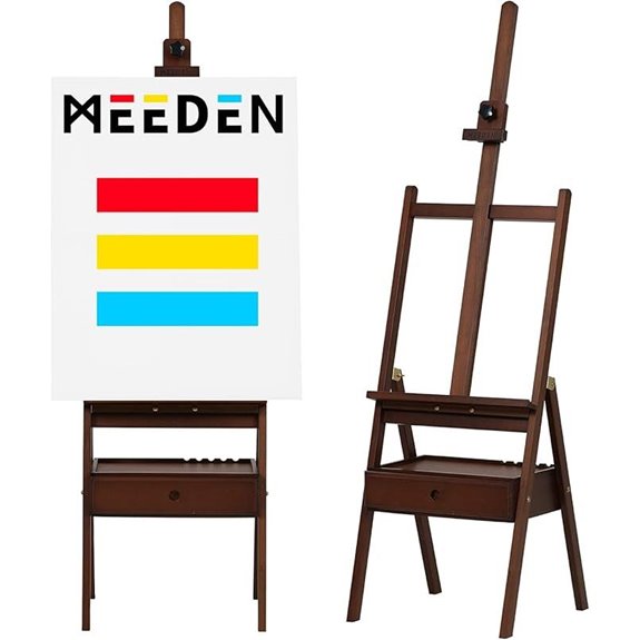 MEEDEN Adjustable Art Easel with Storage Drawer