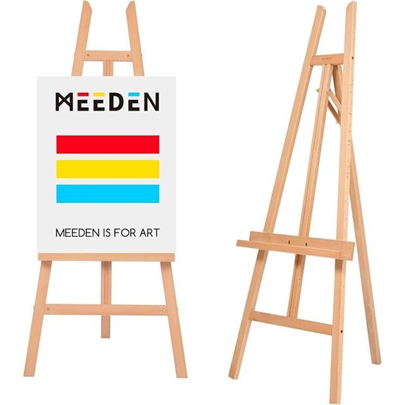 MEEDEN Adjustable Beech Wood Art Easel for Canvas