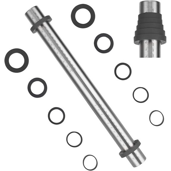 Adjustable Stainless Steel Rolling Pin for Baking