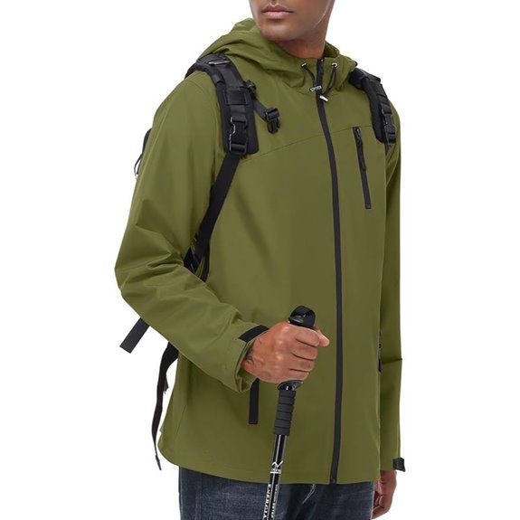 Avoogue Men's Waterproof Lightweight Rain Jacket