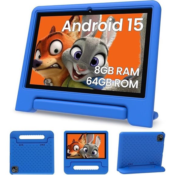 2025 Android 15 Kids Tablet with Parental Controls