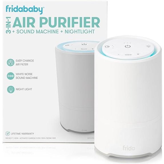 Frida Baby 3-in-1 Baby Air Purifier with Nightlight