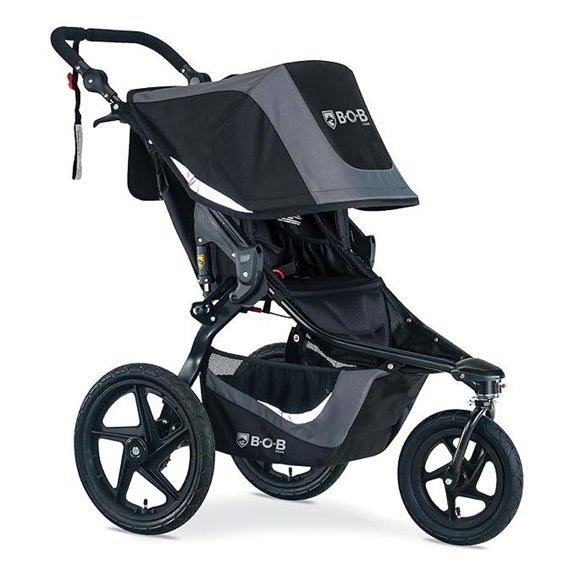 BOB Gear Revolution Flex 3.0 Jogging Stroller Graphite Black
