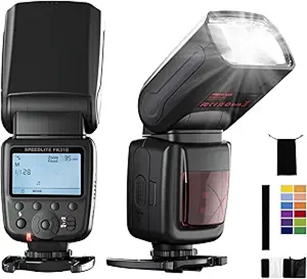 PHOTOOLEX LCD Camera Flash for SLR Digital Cameras