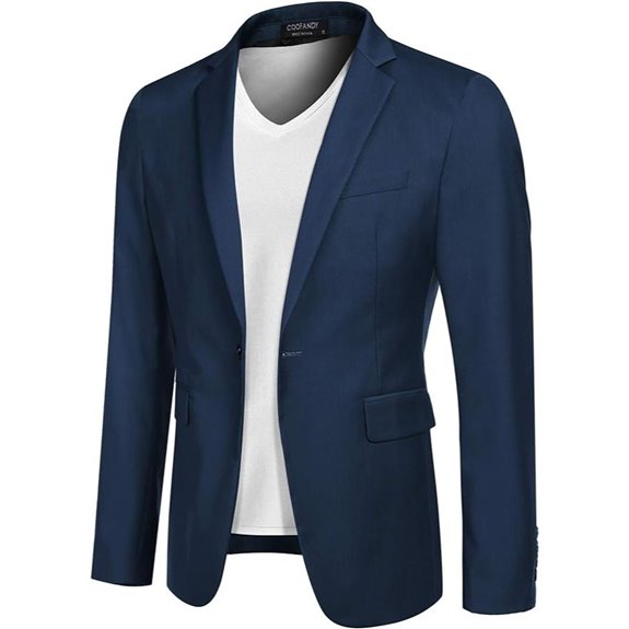 COOFANDY Mens Sport Coat Casual Blazer One Button Business Suit Jacket