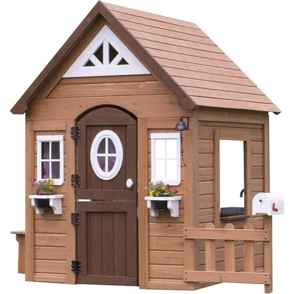 Backyard Discovery Aspen Cedar Kids Playhouse Set