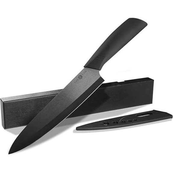 Ceramic Chef Knife with Cover and Box