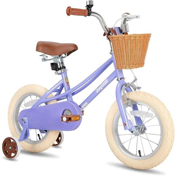 JOYSTAR Girls Kids Bike with Training Wheels