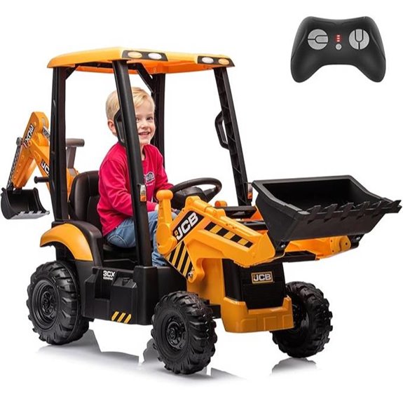 12V Ride-On Excavator Toy for Kids