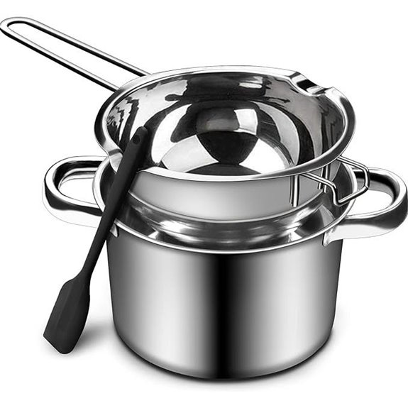 Double Boiler & Chocolate Melting Pot with Spatula