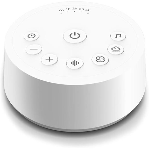 Color Noise Sleep Machine with 25 Sounds and Memory