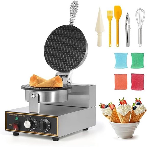 Dyna-Living Commercial Ice Cream Cone Maker (110V)