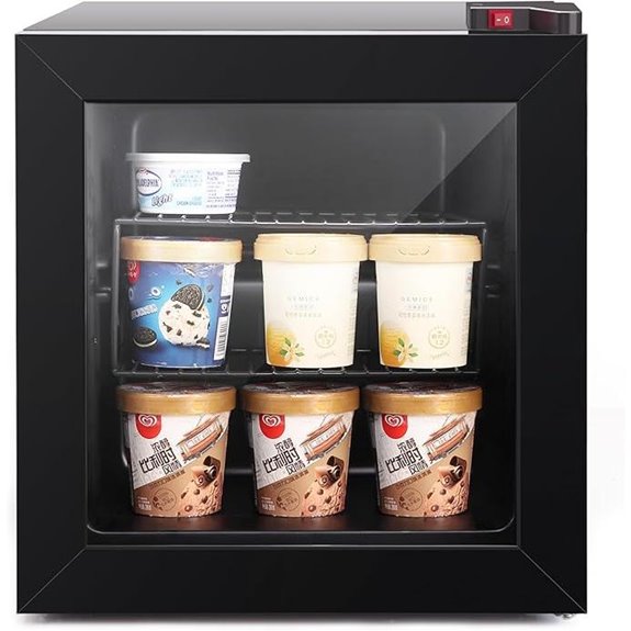 ADT Mini Freezer with Display 1.1 Cu Ft