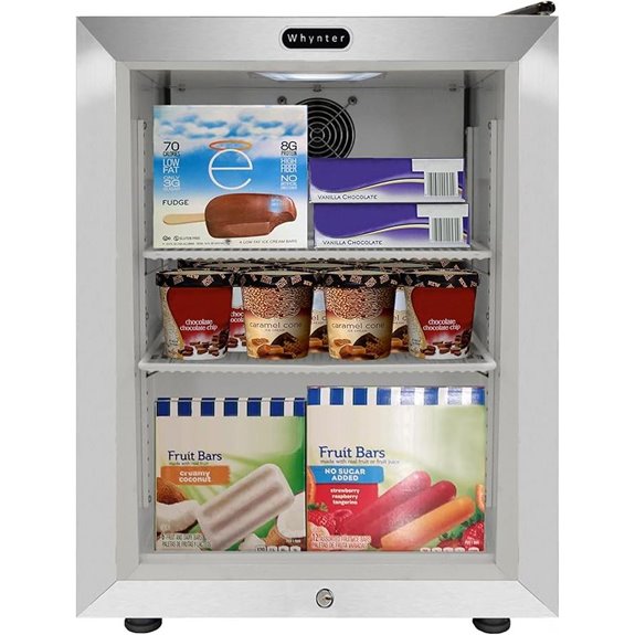 Whynter 1.8 cu ft Glass Door Countertop Freezer