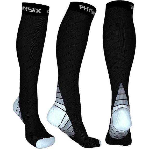 Physix Compression Socks 20-30 mmHg for Men & Women