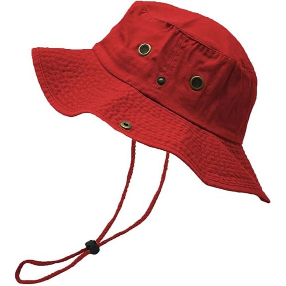 Glory Max Cotton Bucket Hat with Chin Strap