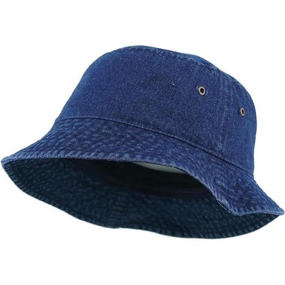 KBETHOS® 100% Cotton Washed Bucket Hat