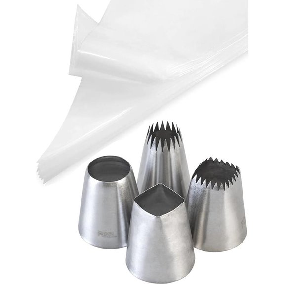 Eclair Macaron Icing Tips with Pastry Bags