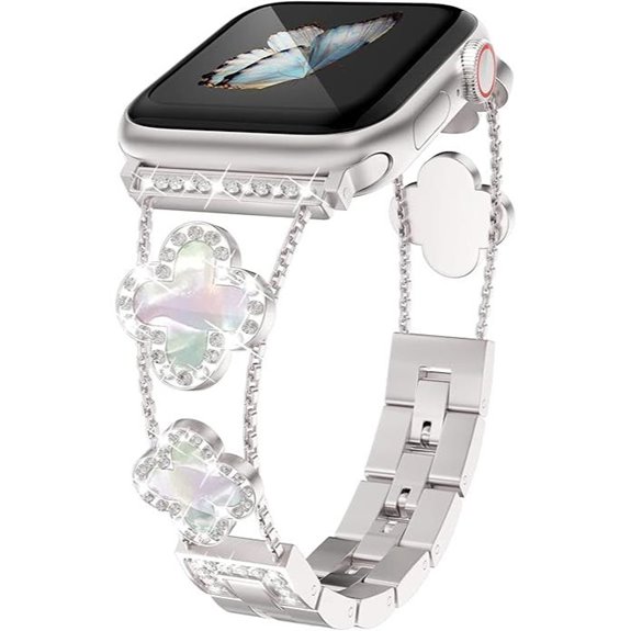 Diamond Metal Bands for Apple Watch Series 38-49mm
