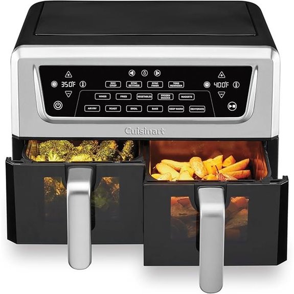 Cuisinart Dual Basket 11 Qt Air Fryer with Functions