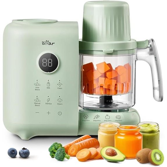 Bear Baby Food Maker with Dual-Layer Steam Baskets